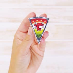 laughing cow light with cheddar triangle portion
