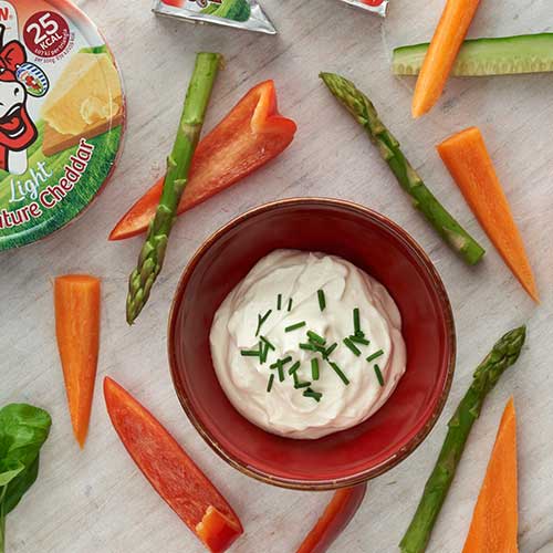 Creamy Cheese Dip with Mixed Crudités The Laughing Cow UK