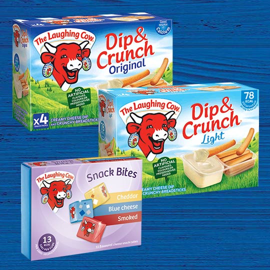 laughingcowcheesesnacksrange The Laughing Cow UK